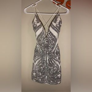 Stunning In Sequins Dress